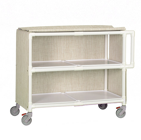 Deluxe Clean Linen Cart - Fabric or Vinyl Cover