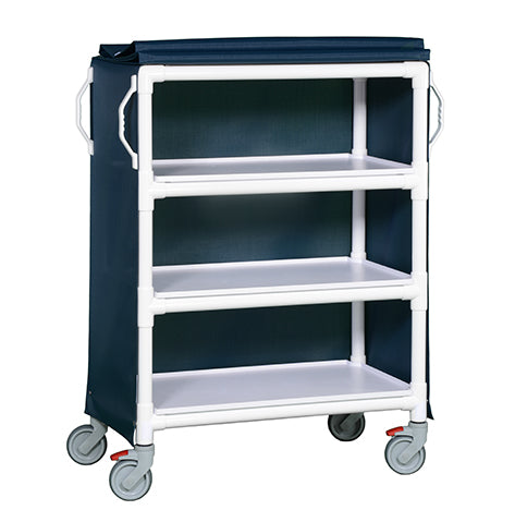 Deluxe Clean Linen Cart - Fabric or Vinyl Cover