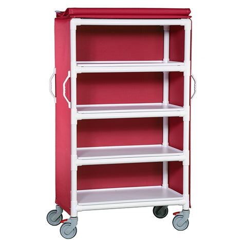 Deluxe Clean Linen Cart - Fabric or Vinyl Cover