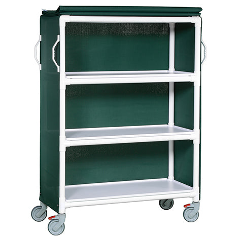 Deluxe Clean Linen Cart - Fabric or Vinyl Cover