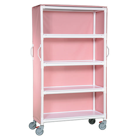 Deluxe Clean Linen Cart - Fabric or Vinyl Cover