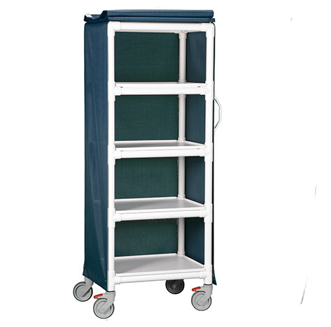 Value PVC Clean Linen Cart - Fabric or Vinyl Cover